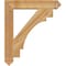 Ekena Millwork Merced Arts & Crafts Rough Sawn Bracket, Western Red Cedar, 4"W x 26"D x 30"H BKT04X26X30MRC03RWR - alternate 4